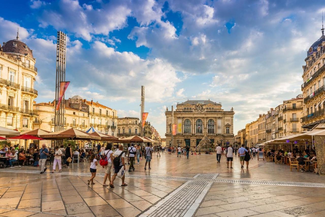 "Le Patio"-Meuble De Tourisme 3 Etoiles -Residence "Les Logis De Beziers"-Garage Optionnel-Coeur De Ville-Plages A 16Km ! المظهر الخارجي الصورة