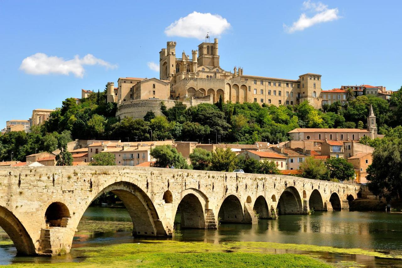 "Le Patio"-Meuble De Tourisme 3 Etoiles -Residence "Les Logis De Beziers"-Garage Optionnel-Coeur De Ville-Plages A 16Km ! المظهر الخارجي الصورة